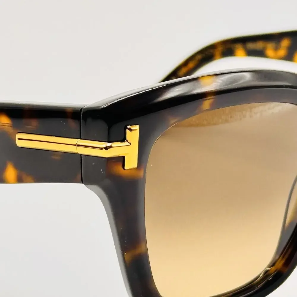 Tom Ford Sunglasses FT1329 52F Havana Butterfly Brown Gradient 53-20-140mm Italy